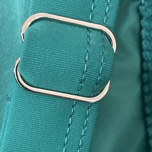 Yonique Tankini Swimsuit Blouson Top Modest Loose Fit Swimwear Green - 14 W NWT - Picture 5 of 10